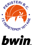  Peristeri bwin, Basketball team, function toUpperCase() { [native code] }, logo 20241022